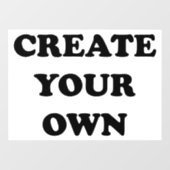 Creëer Uw Eigen Afbeelding 72"x52" Raamsticker (Vel)