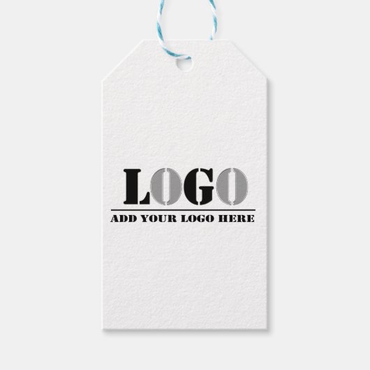 Creëer Uw eigen Afbeelding Bedrijfsnaam Bedrijf Cadeaulabel (Voorkant)