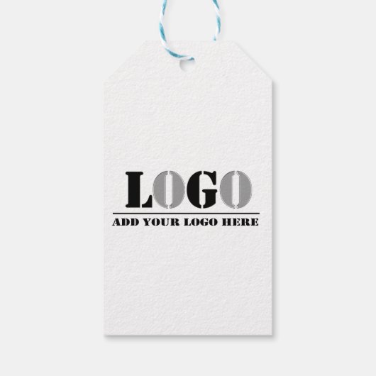 Creëer Uw eigen Afbeelding Bedrijfsnaam Bedrijf Cadeaulabel (Achterkant)