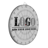 Creëer Uw eigen Afbeelding Bedrijfsnaam Bedrijf Dartbord (Voorkant Links)