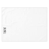 Creëer Uw eigen Afbeelding Bedrijfsnaam Bedrijf Tafelkleed (Voorkant (Horizontaal))