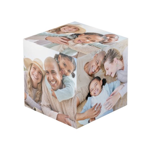 Creëer uw eigen Afbeelding Familiefoto's Kubus (Voorkant hoekig)