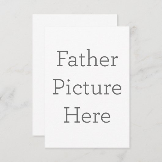 8,9 x 12,7 cm Enkele bedankkaart (Voorkant / Achterkant)