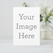 8.9 x 12.7 cm Enkele bedankkaart (Staand voorkant)