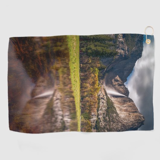 Creëer Uw eigen Afbeelding Persoonlijke foto Golfhanddoek (Horizontaal)