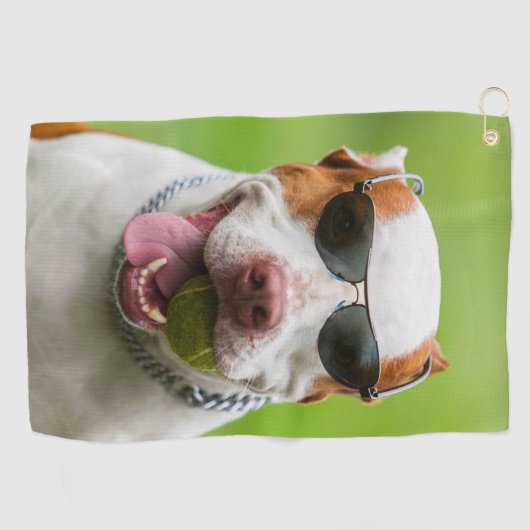 Creëer Uw eigen Afbeelding Persoonlijke foto Golfhanddoek (Horizontaal)