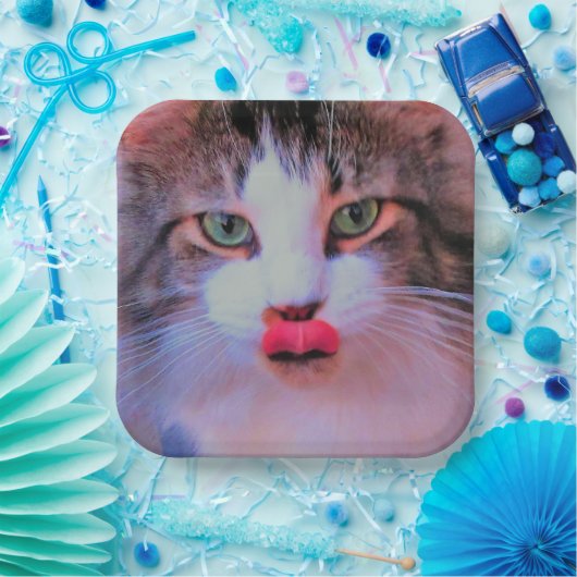 Creëer Uw eigen Afbeelding toevoegen Personalisere Papieren Bordje (Feest)