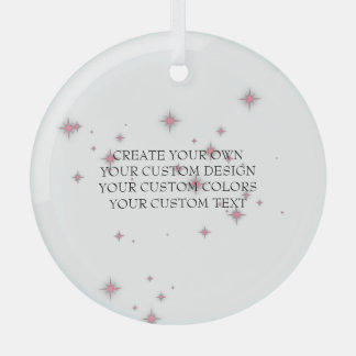 Creëer uw eigen Afbeelding - uw eigen hier - Glas Ornament