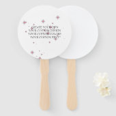 Creëer uw eigen Afbeelding - uw eigen  hier - Handwaaier (Voorkant en achterkant)