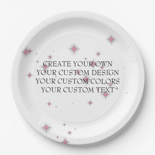 Creëer uw eigen Afbeelding - uw eigen  hier - Papieren Bordje (Voorkant)