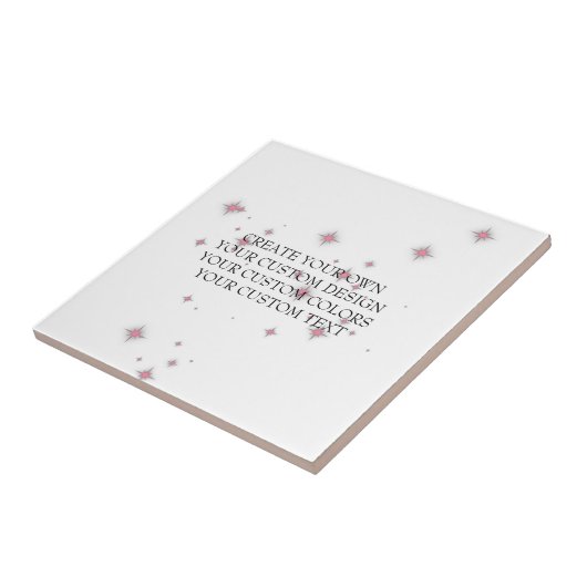 Creëer uw eigen Afbeelding - uw eigen hier - Tegeltje (Zijkant)