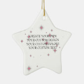 Creëer uw eigen Afbeelding - uw eigen keramische n Keramisch Ornament (Rechts)