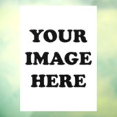 Creëer Uw Eigen Afbeelding Venster Cling 8 "x11" Raamsticker (Vel 3)