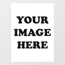 Creëer Uw Eigen Afbeelding Venster Cling 8 "x11" Raamsticker