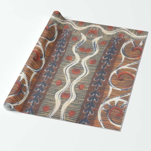 Creëer uw eigen African Print Cadeaupapier (Uitgerold)