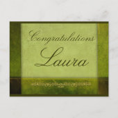 Creëer uw eigen afstuderen aankondigingskaart (Voorkant)