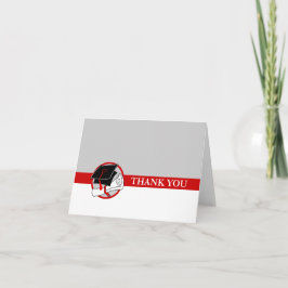 Creëer uw eigen Afstuderen dank u kaart rood