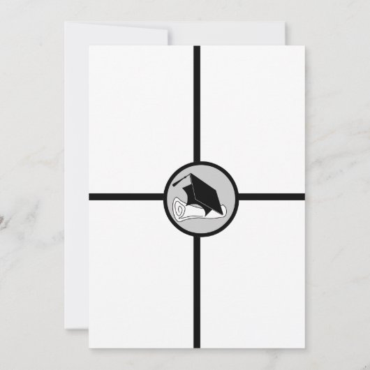 Creëer Uw eigen Afstuderen Uitnodiging 1 (Achterkant)