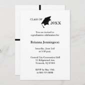Creëer Uw eigen Afstuderen Uitnodiging 1 (Voorkant / Achterkant)
