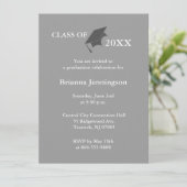 Creëer Uw eigen Afstuderen Uitnodiging 5 (Staand voorkant)