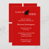 Creëer Uw eigen Afstuderen Uitnodiging 6 (Voorkant / Achterkant)