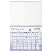 creëer uw eigen agenda kalender (Feb 2027)