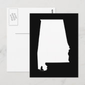 Creëer Uw eigen Alabama Moving Announement Briefkaart (Voorkant / Achterkant)