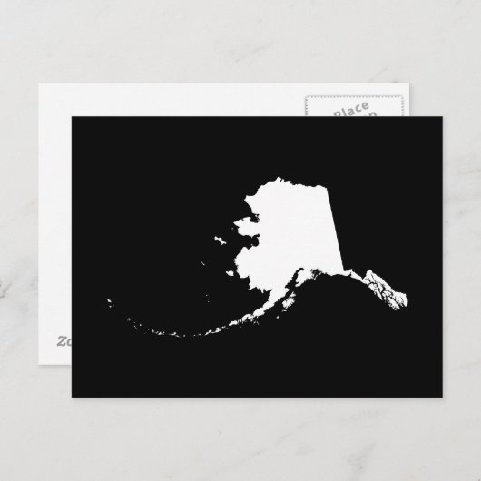 Creëer Uw eigen Alaska Moving Announge Briefkaart (Voorkant / Achterkant)