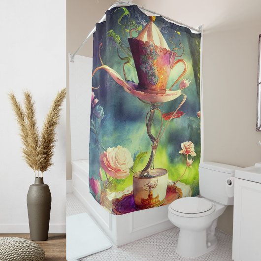 Creëer Uw eigen Alice in Wonderland Magisch Ontwer Douchegordijn