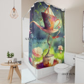 Creëer Uw eigen Alice in Wonderland Magisch Ontwer Douchegordijn
