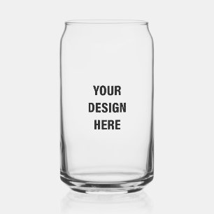 Creëer uw eigen all-over print blikvorm glas
