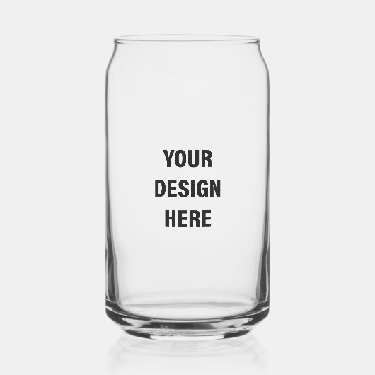 Creëer uw eigen all-over print blikvorm glas (Links)