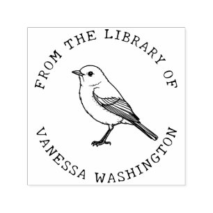 Creëer Uw eigen Amerikaanse Robin uit de bibliothe Zelfinktende Stempel
