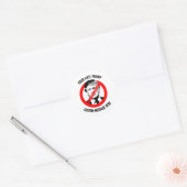 Creëer uw eigen Anti-Trump Ronde Sticker (Envelop)