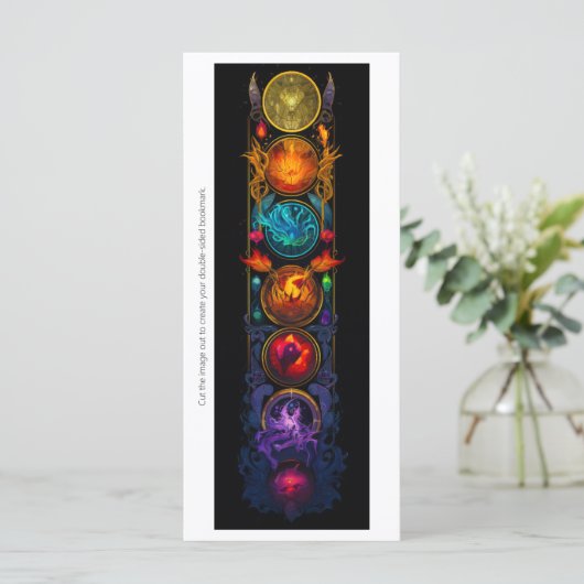 Creëer Uw eigen archaïsch gouden elementair Bladwi (Staand voorkant)