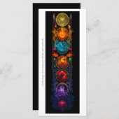 Creëer Uw eigen archaïsch gouden elementair Bladwi (Voorkant / Achterkant)