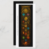 Creëer Uw eigen archaïsche gouden Bladwijzer Kaart (Voorkant / Achterkant)