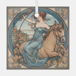 Creëer Uw eigen Art Nouveau Boogschutter Glas Ornament