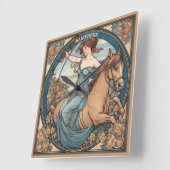 Creëer Uw eigen Art Nouveau Boogschutter Vierkante Klok (Hoek)