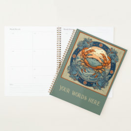 Creëer Uw eigen Art Nouveau kankerdierenriem Planner