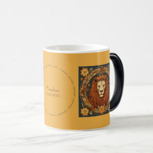 Creëer Uw eigen Art Nouveau Leo Zodiac Magische Mok