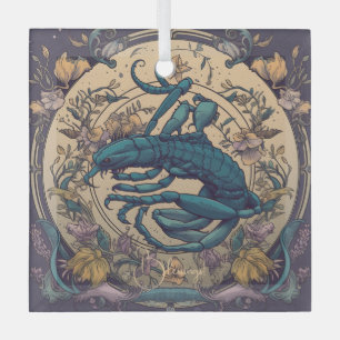 Creëer Uw eigen Art Nouveau Schorpioen Zodiac Glas Ornament