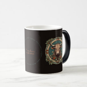 Creëer Uw eigen Art Nouveau Taurus Zodiac Magische Mok