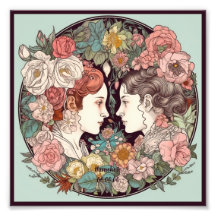 Creëer Uw eigen Art Nouveau Tweelingen Zodiac