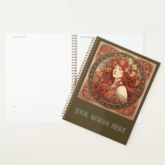 Creëer Uw eigen Art Nouveau Virgo Zodiac Planner (Display)