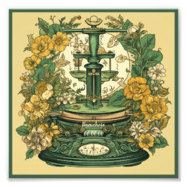 Creëer Uw eigen Art Nouveau Weegschaal Zodiac Foto Afdruk
