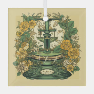 Creëer Uw eigen Art Nouveau Weegschaal Zodiac Glas Ornament