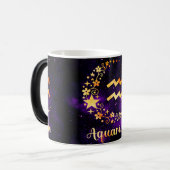 Creëer Uw eigen Astrologie Zodiac Aquarius Magische Mok (Voorkant links)