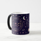 Creëer Uw eigen Astrologie Zodiac Aquarius Magische Mok (Voorkant links)