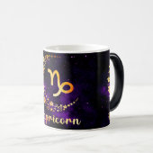 Creëer Uw eigen Astrologie Zodiac Steenbok Magische Mok (Voorkant rechts)